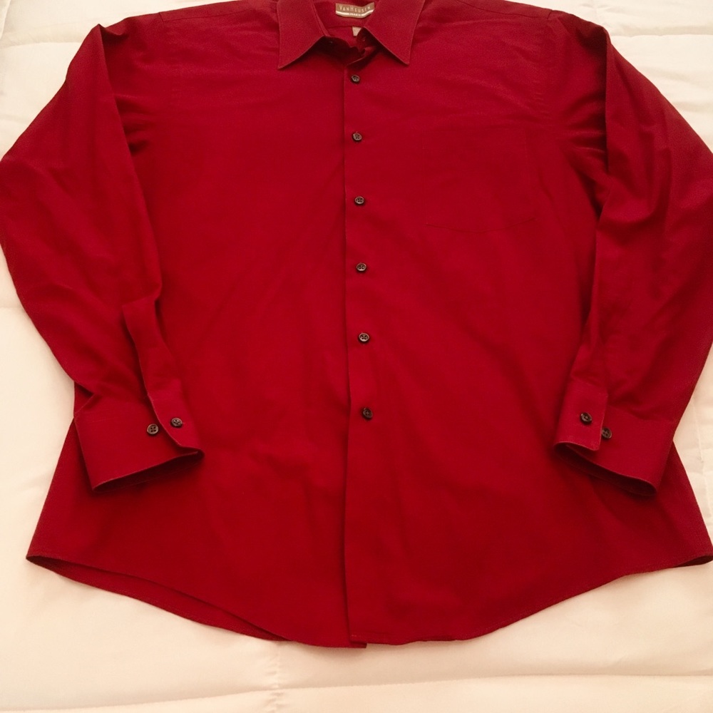 Van Heusen Button Down Shirt - 16.5” x 34/35